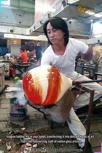 324K views · 6.2K reactions | ️ Heat, Skill, Art: Discover the Craft of Molten Glass Sculptures  | Creative Inspiration For You | Facebook