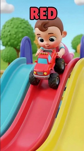 Learn Colors with Cars 🟢🔴🔵🟡 | Cars Cartoon for Kids #shorts #cartoon #baby
