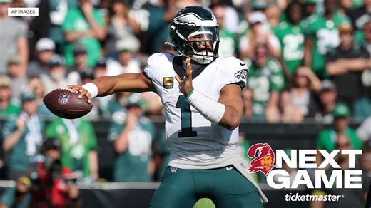 Buccaneers' Next Game: Battle for NFC Supremacy As Eagles Come to Town