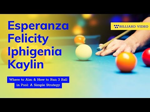 Where to Aim & How to Run 3 Ball in Pool: A Simple Strategy