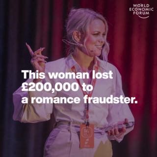 28K views · 121 reactions | This woman was defrauded by the Tinder Swindler - now she’s founded a romance #fraud think tank to help other victims. The World Economic Forum’s Partnership Against Cybercrime has launched the Cybercrime Atlas to map the spread of #cybercrime and boost coordination between the private sector and law enforcement. Learn more: https://ow.ly/pWGZ50VwNBE | World Economic Forum | Facebook
