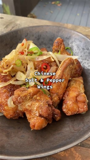 Delicious Chinese Salt & Pepper Wings Recipe