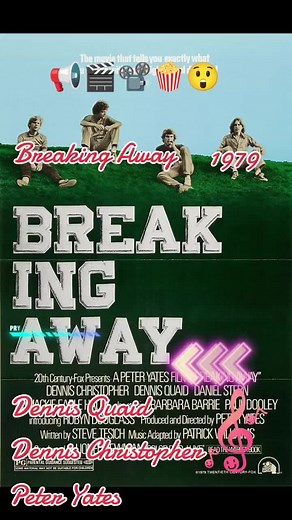"Breaking Away" 1979 (Los Muchachos Del Verano) Comedia/Drama Director...