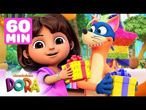 Happy Birthday, Dora! 🥳 60 Minutes of Fiestas | Dora & Friends