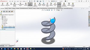 #SolidWorks Moving Ball in Helix Path in Assembly | SolidWorks Course