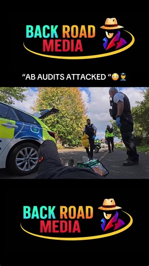 AB AUDITS attacked at migrant hotel 😳👮‍♂️🚨🚨 #migrant #hotellife #audit #police #publicfilming