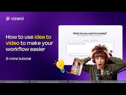 Turn Ideas into Videos Instantly with Vizard —— Idea to Video Tutorial