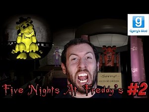 Five Nights at Freddy's GMod Horror Map With Minx Part 2: GOLDEN FREDDY, FOXY, AND MORE!
