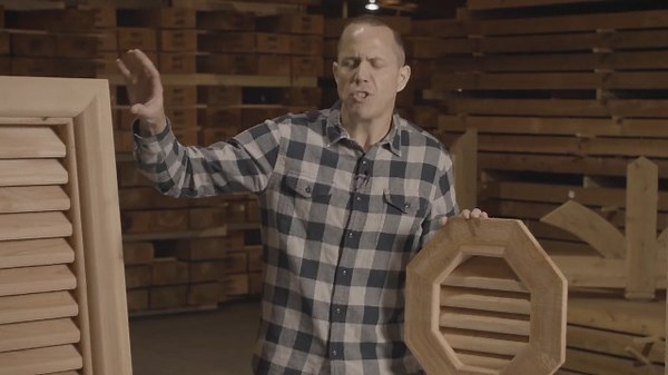Watch Learn about Wood Gable Vents on Amazon Live