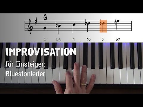 Tutorial Improvisation Bluestonleiter G