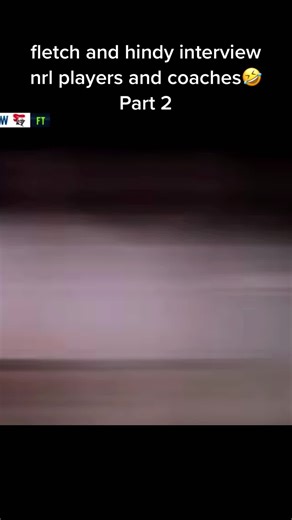 Funniest NRL Player Interviews with Fletch and Hindy