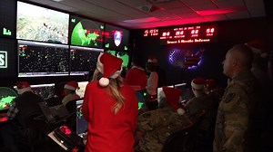 U.S. Army Space and Missile Defense Command tracks Santa