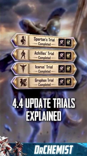 COMPLETING TRIALS TIPS AND TRICKS IN 4.4 UPDATE