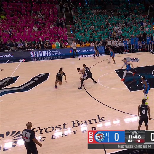 10-0 SPURS RUN TO START GAME 3 💨OKC/SAS is LIVE on NBC & Peacock!