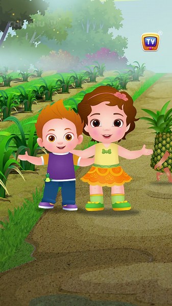 Pineapple Song #Shorts #ChuChuTV #NurseryRhymes #KidsSongs #learningsongs #fruits #ChuChuTV100M