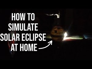 How to make Solar Eclipse Science Experiment at home