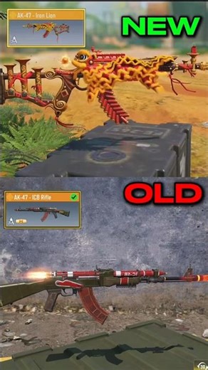 NEW vs OLD AK-47 in CODM😍!