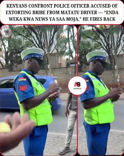 Kenyans Confront Police Over Matatu Bribery Allegations
