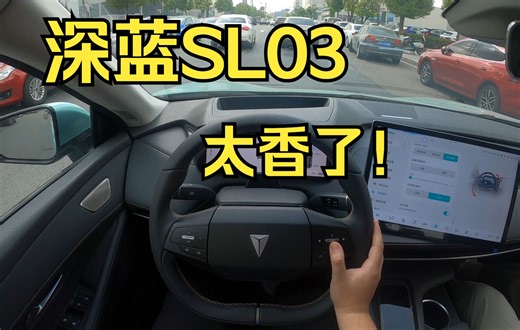 长安深蓝SL03第一视角试驾，不愧是暴力搅局者，价格太香了