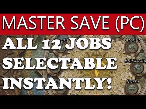 Final Fantasy 12 The Zodiac Age MASTER SAVE FILE Download For PC FF12 Tutorial