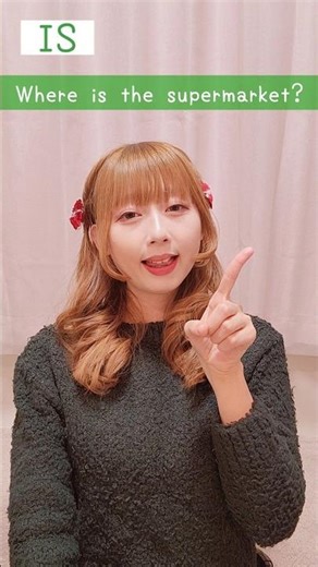 International Sign Language (IS) “Where is the supermarket?”(where+buy+food+cart)Lesson for Deaf