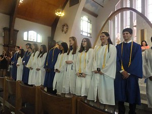 Notre Dame Eighth Graders Receive Awards