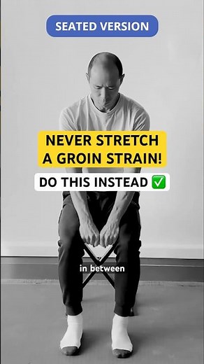 NEVER Stretch a Groin Strain! Do These 2 Moves Instead
