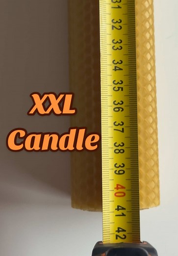 Crafting an XXL Beeswax Candle: The Biggest Yet!