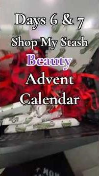I FORGOT a day- trust the process! | 🎄 shop my stash advent calendar days 6 & 7 🎁