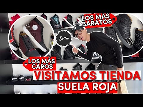 Visitamos TIENDA DE TENIS SUELA ROJA debajo precio *LOUBOUTIN* SORTEAMOS UNOS SUELA ROJA