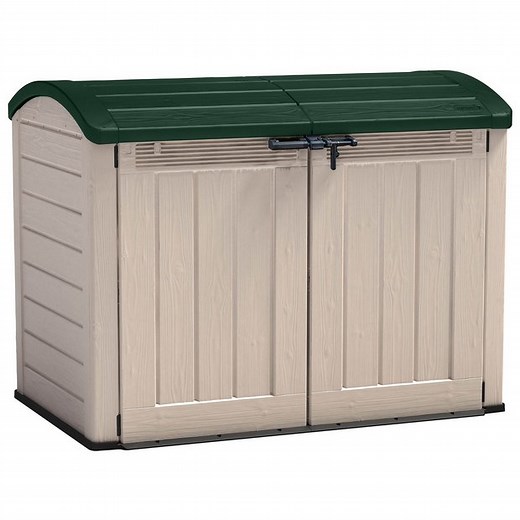 Buy Keter Store It Out Ultra 2000L Garden Bike Shed -Beige/Green | Garden storage boxes and cupboards | Argos