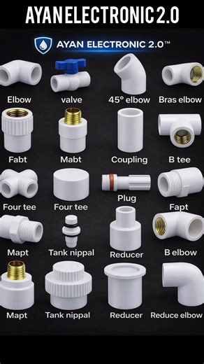 ⚠️ Plumber बनना है? Plumbing Accessories Plumbing materials Name #shorts #fittings #plumbingwork