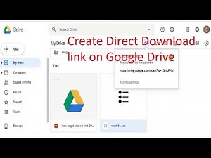 How to create direct download link