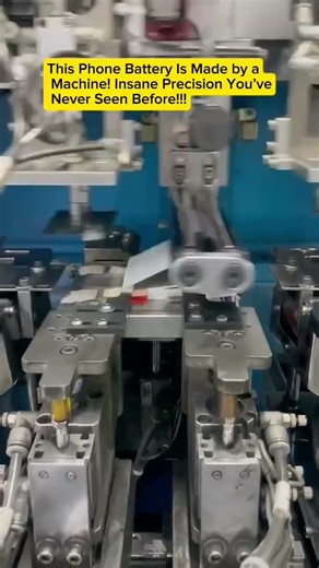 This Machine Builds Smartphone Batteries at Insane Speed! #battery #factory #automation