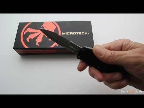 MICROTECH 1701M 11AP HERA II MINI OTF AUTO KNIFE M390MK APOCALYPTIC DOUBLE COMBO EDGE BAYONET BLADE,