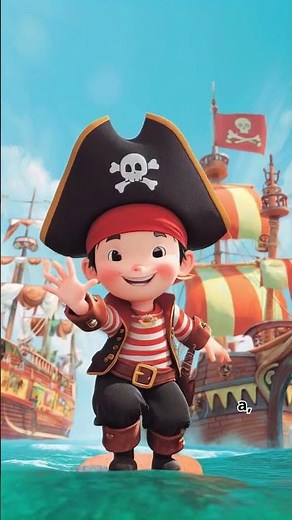Este baile de pirata es adictivo para los niños #CanciónDivertida #AprenderjuGando