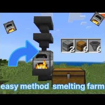 easy method of semelting farm in minecraft