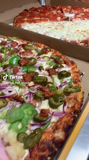 50% Off Large Pizzas at Straw Hat Pizza Today Only!