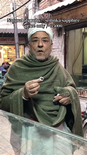 Natural Afghan Ruby and Sri Lankan Sapphire Price