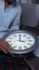 33K views · 504 reactions | Hands of Time: Discovering the Elegant Process of Clock Production | Smartest Workers | Facebook