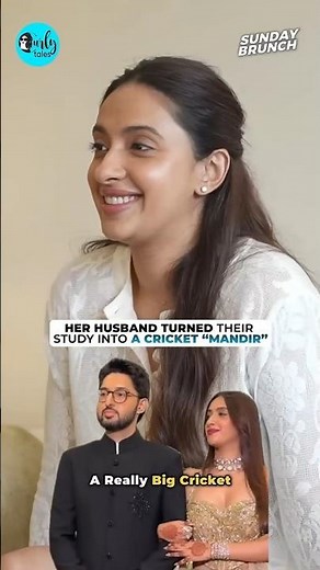 Her Husband Turned Their Study Room Into A Cricket "Mandir"! #cricket #akansharanjankapoor