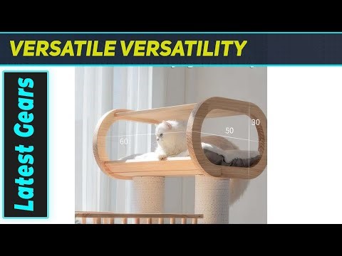 Amazing Cat Tree! The Ultimate Wooden Tower for Feline Fun
