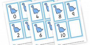 Number Cards 1-10 (Blue)