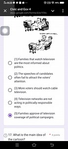 What is the main idea of the cartoon?The cartoon shows two fa... | Filo