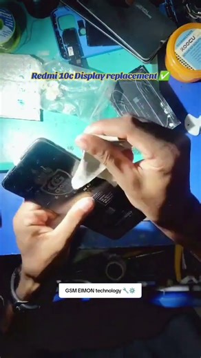 Redmi 10c display replacement ✅❤️‍🩹 #sorts #foryou #lcdrepair