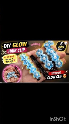 DIY Pearl Flower Hair Clip 🌸✨ 5 Minute Craft | Easy Hair Clip Making #shorts