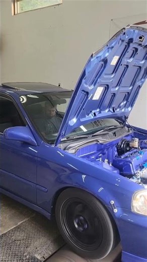 Stock K24 Nitrous Dyno #civic #hondacars #kseries #nitro