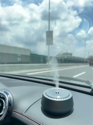 STARQ S6 Smart Car Aroma Diffuser, Rechargeable Mist Freshener with Auto On/Off, 3 Speeds