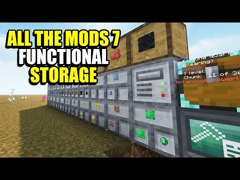 Ep48 Functional Storage - Minecraft All The Mods 7 Modpack