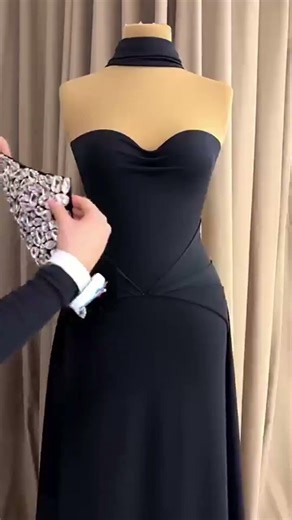 Share with a friend or tag a friend who would own the spotlight in this gown! To order, send us a DM